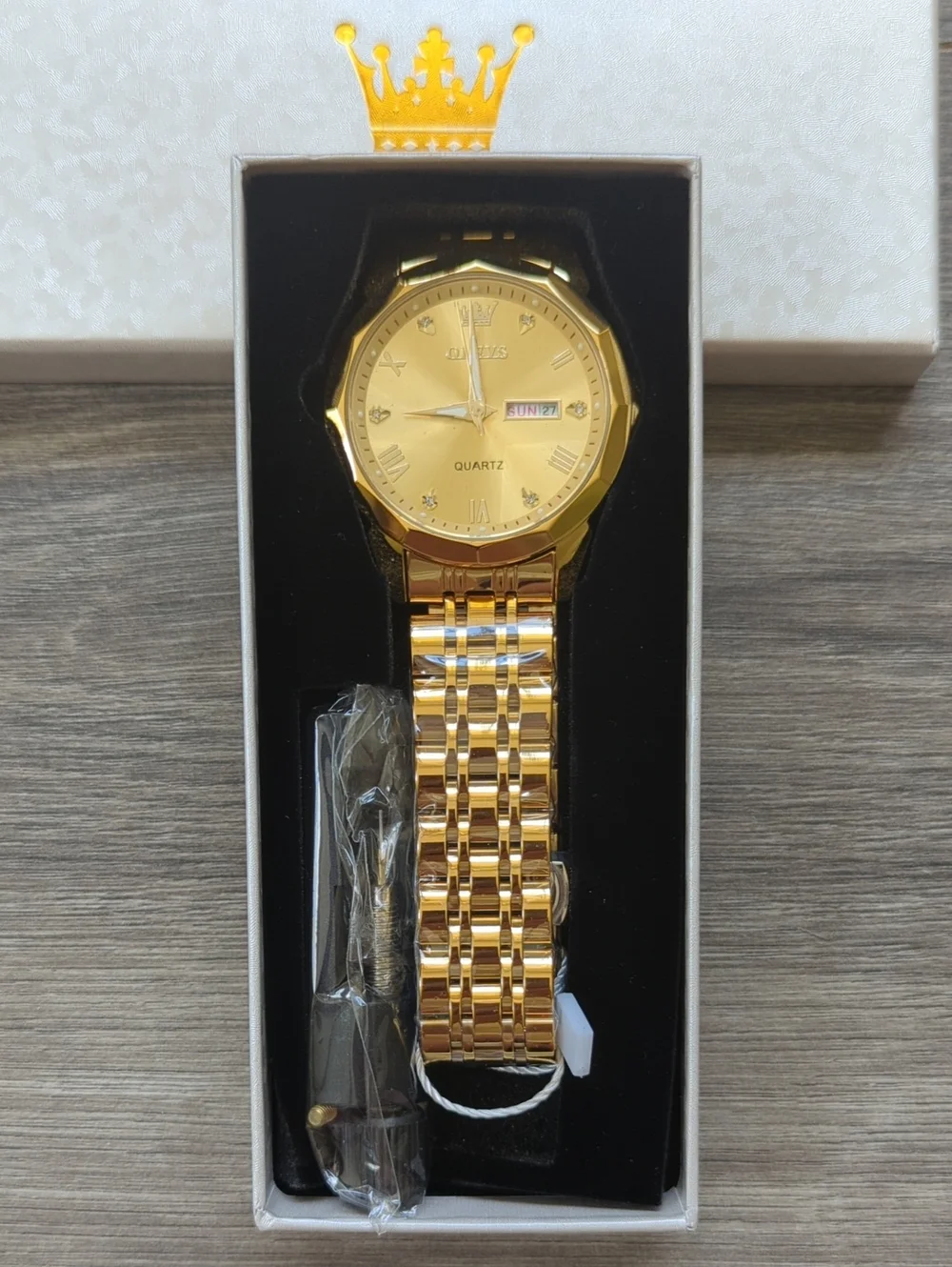 Olevs Unisex Large Wrist Watch